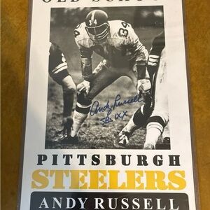 Pittsburgh Steelers Andy Russell Poster